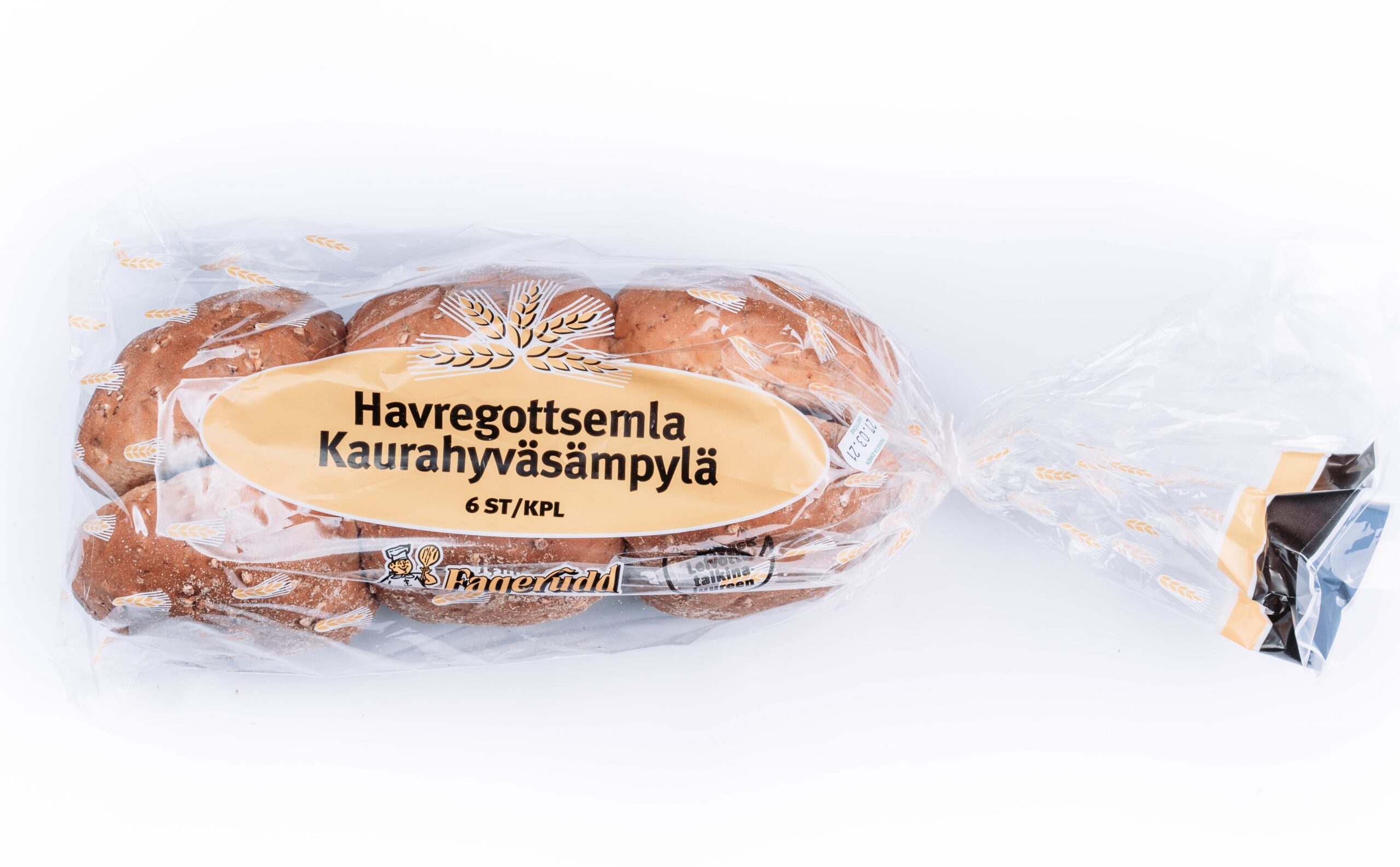 Kaurahyväsämpylä 6kpl