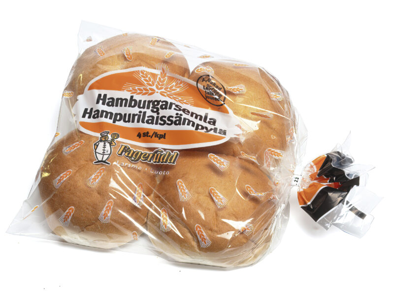 Hampurilaissämpylä 4kpl