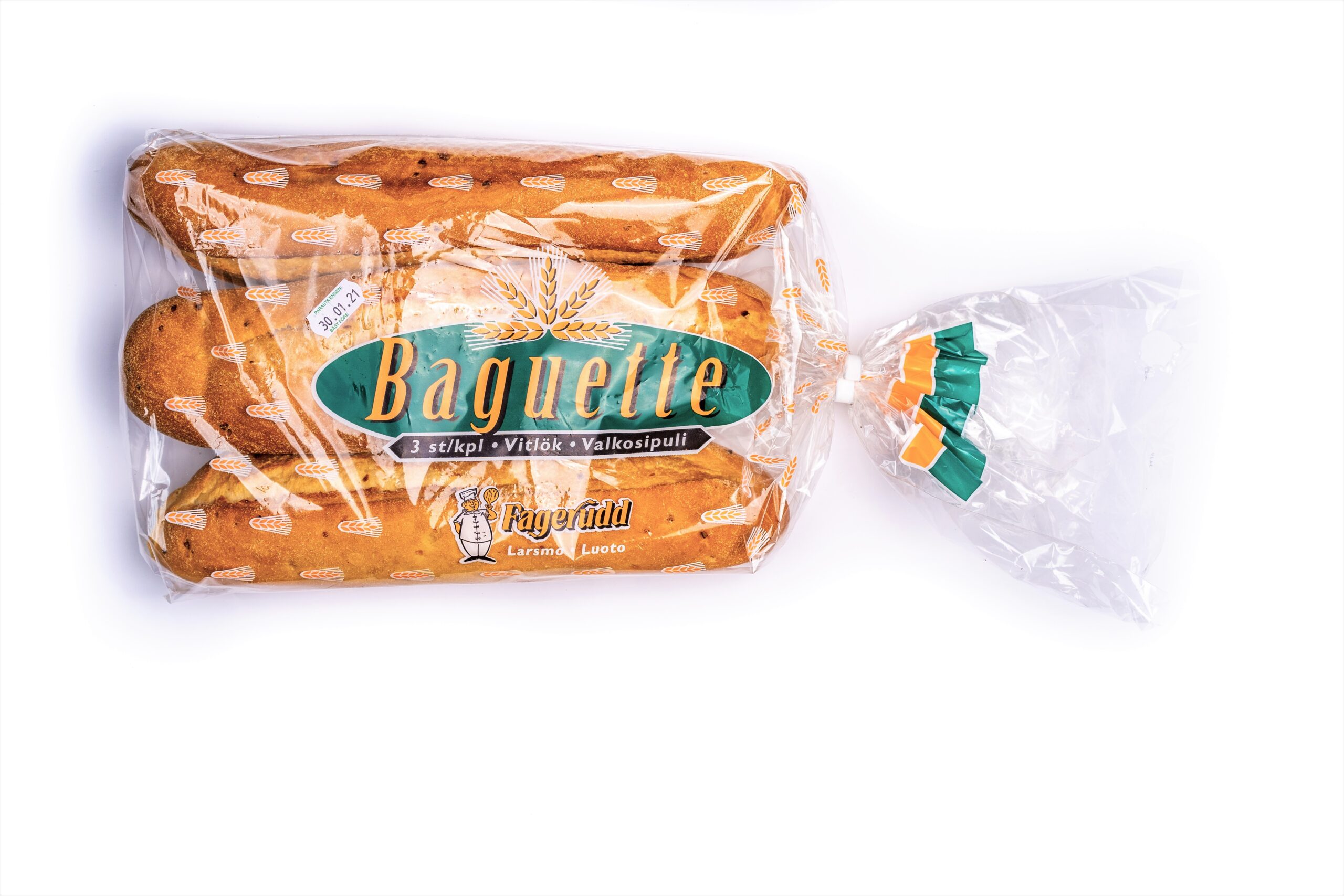 Valkosipulibaguette 3kpl